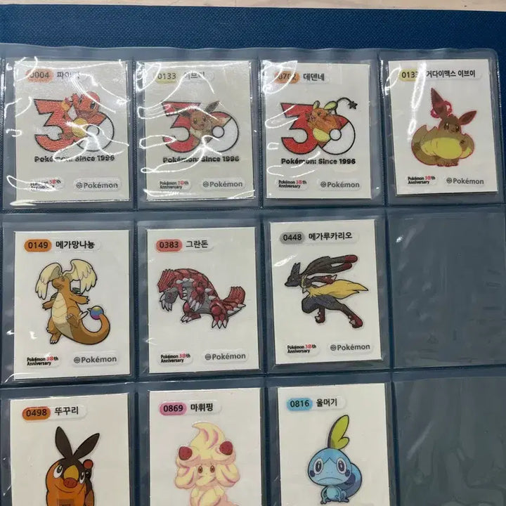 [BUNJANG] Pokemon 30th Anniversary Trading Stickers / 포켓몬띠부씰30주년 교환 판매