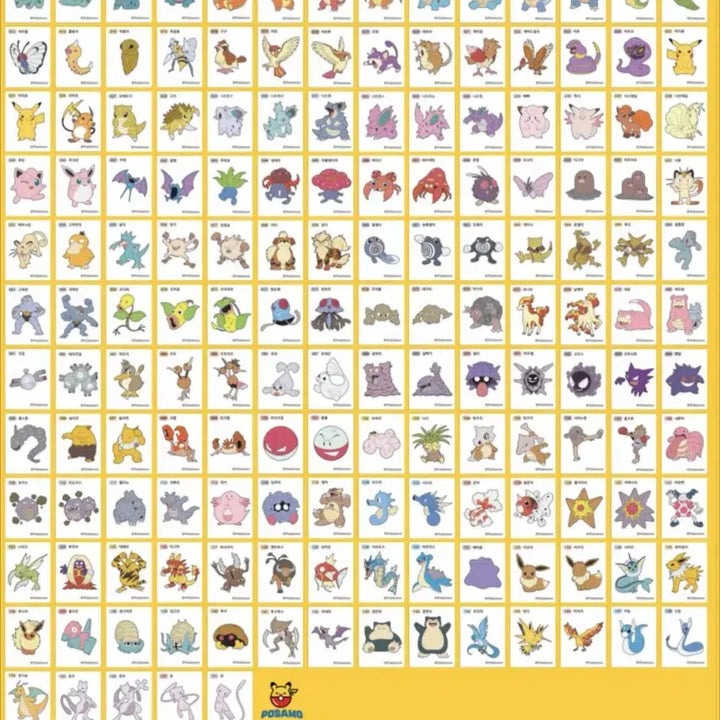 [BUNJANG] Pokemon Stickers (Various Sets) / 포켓몬스터 띠부씰 163종 151종 100종 전종 구매합니다