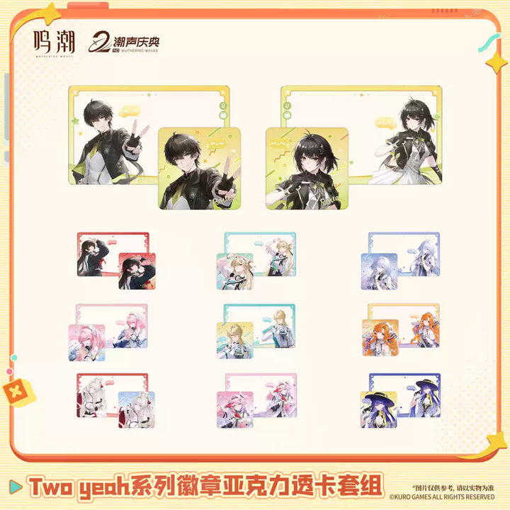[BUNJANG] Genshin Impact Denia Hiyuki Wanderer Acrylic Card Set / [예약][공구] 명조 공식 데니아 히유키 방랑자 등 아크릴 카드 세트