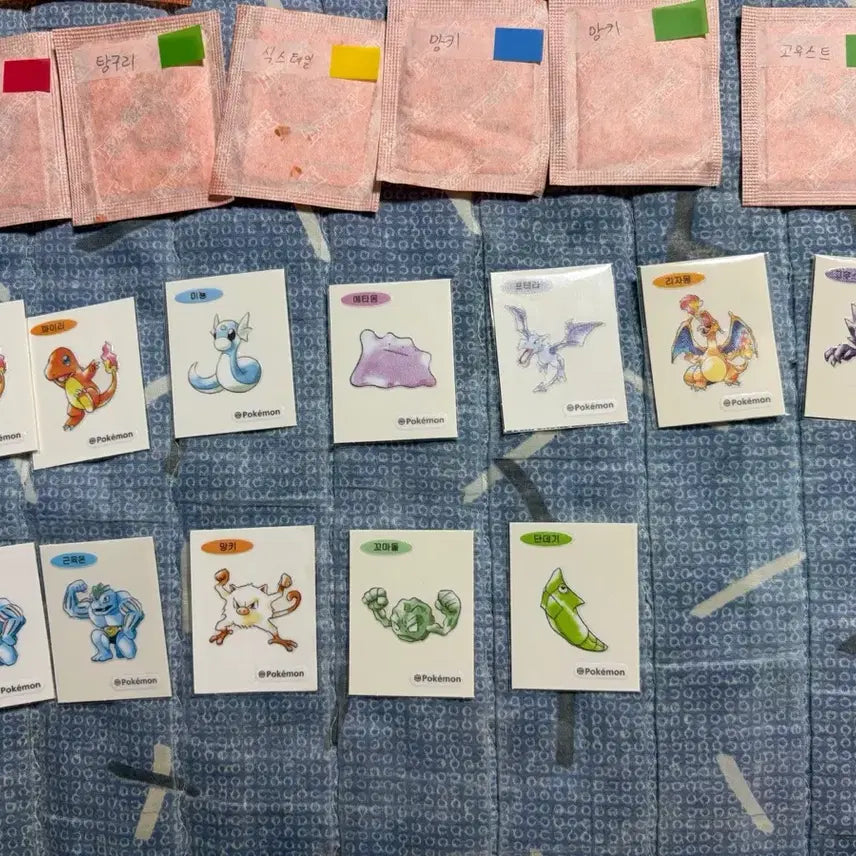 [BUNJANG] Pokemon Artwork Bbandibbandi Seal Collection / 포켓몬 아트웍 띠부띠부씰 교환 및 판매합니다
