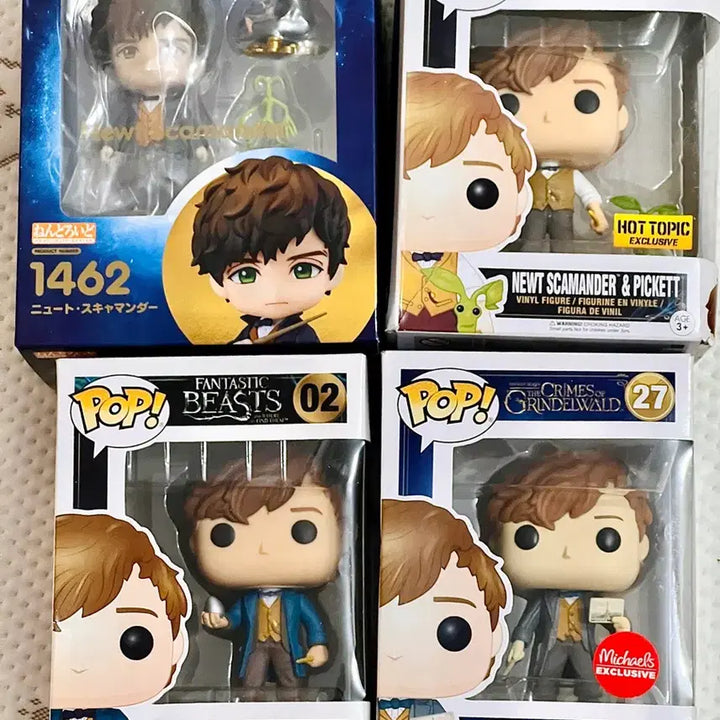 [BUNJANG] Nendo Nendoroid &amp; Funko Pop Set: Newt Scamander / 신비한 동물 사전 뉴트 스캐맨더 넨도로이드 펀코팝 세트