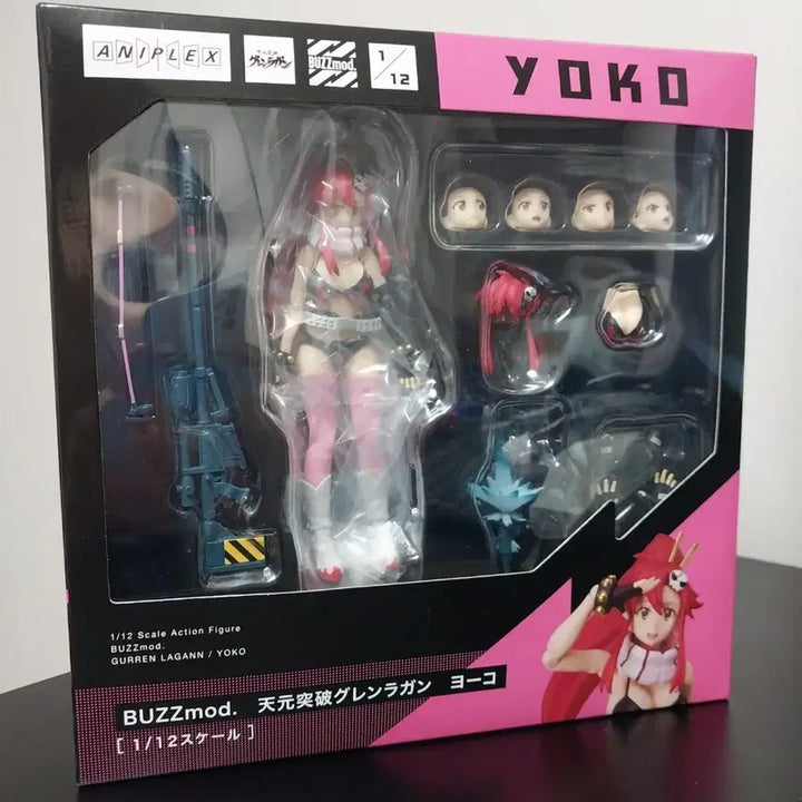 [BUNJANG] ANIPLEX BUZZmod Gurren Lagann Yoko 1/12 Scale Action Figure / 애니 플렉스 BUZZmod 그렌라간 요코 1/12 피규어 새상품