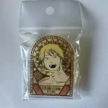 [BUNJANG] Chainsaw Man Denji &amp; Makima Glass &amp; Acrylic Keychain Bundle / 체인소맨 덴지 글라스, 원화 아크릴 키홀더