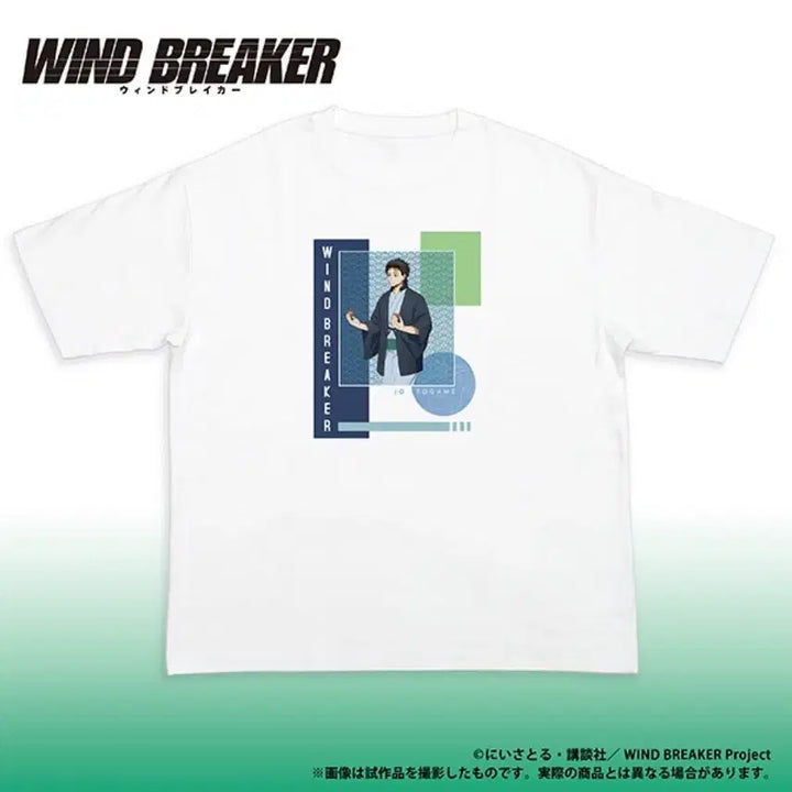 [BUNJANG] Space A la mode Togame Jo Windbreaker T-Shirt / 윈드브레이커 토가메 조 티셔츠 Space A la mode