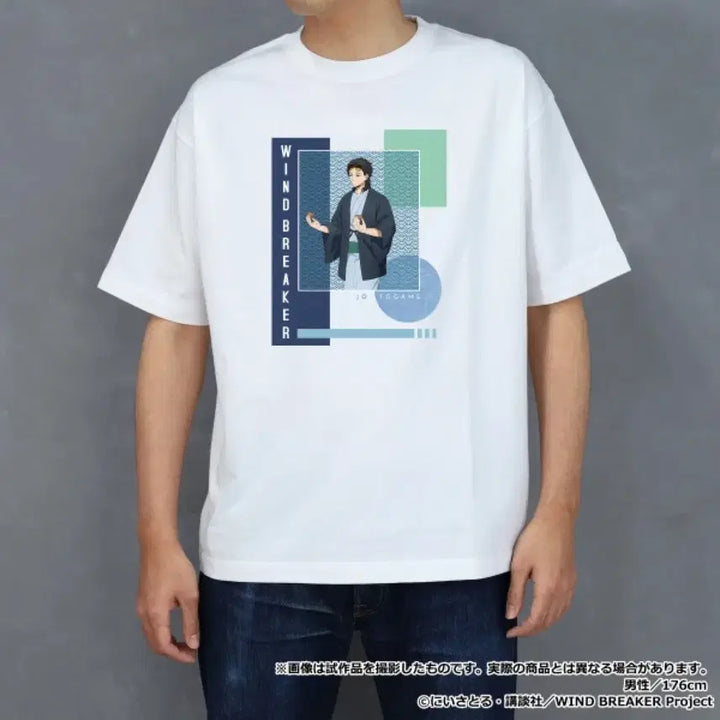 [BUNJANG] Space A la mode Togame Jo Windbreaker T-Shirt / 윈드브레이커 토가메 조 티셔츠 Space A la mode