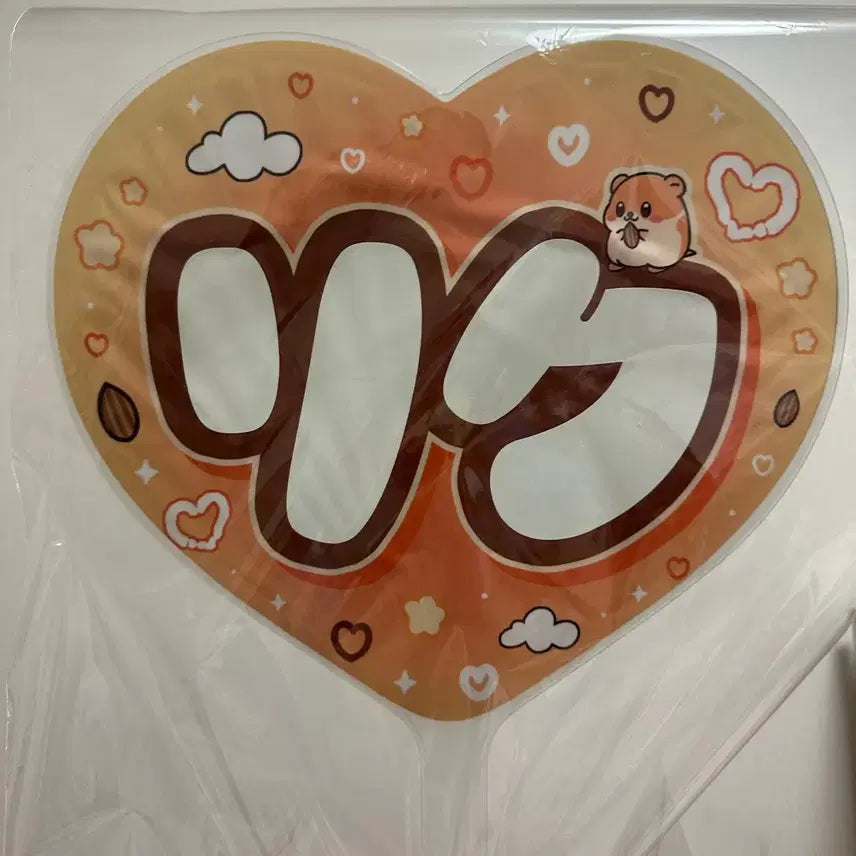 [BUNJANG] NCT WISH Riku Heart Uchiwa Fan (Sealed) / [미개봉]리쿠 우치와
