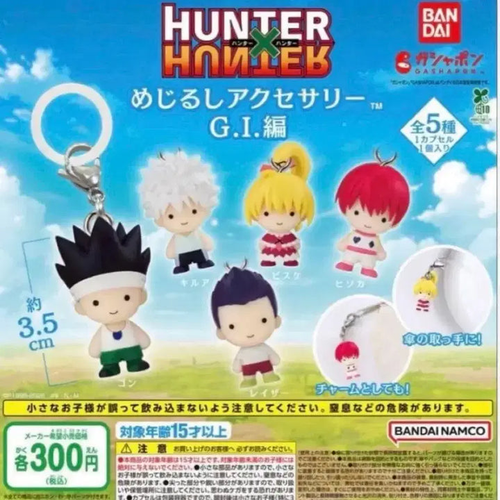 [BUNJANG] Hunter x Hunter Greed Island Mejirushi Keychain Set / 최저가) 헌터헌터 그리드 아일랜드  메지루시 키링 가챠 교환 양도