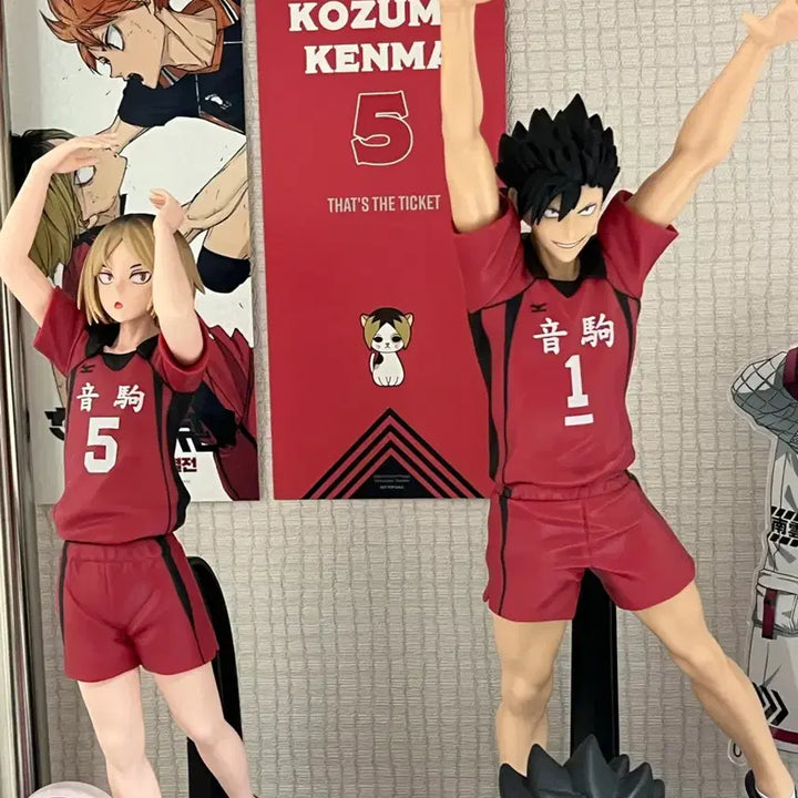 [BUNJANG] Haikyu!! Kenma Kozume &amp; Kuroo Tetsuro Posing Figure Set / 하이큐 켄마 쿠로오 포징 피규어