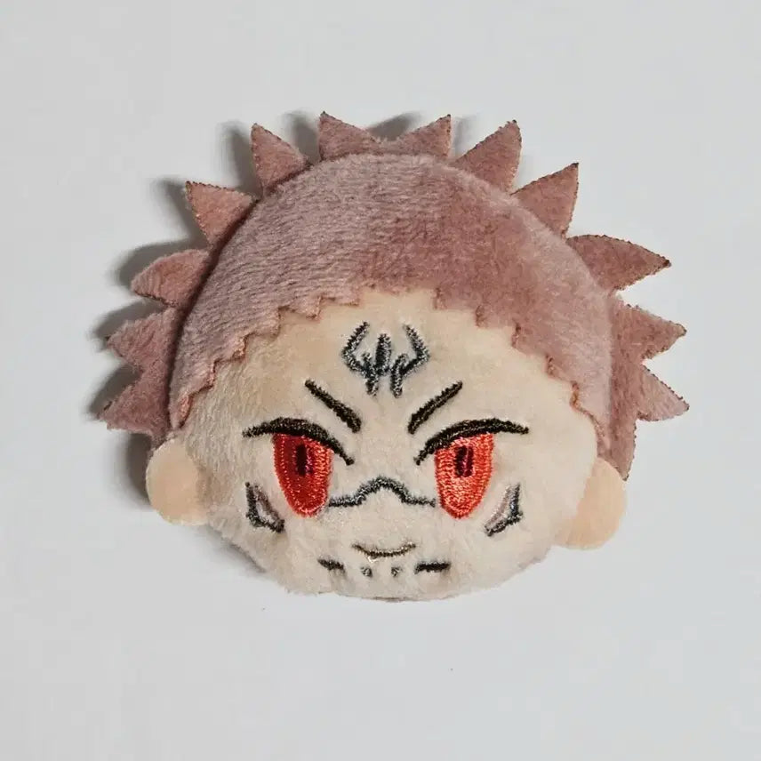 [BUNJANG] Jujutsu Kaisen Sukuna Face Plush Badge / 주술회전 푸티토 푸칫토 얼굴 인형 누이 뱃지 스쿠나