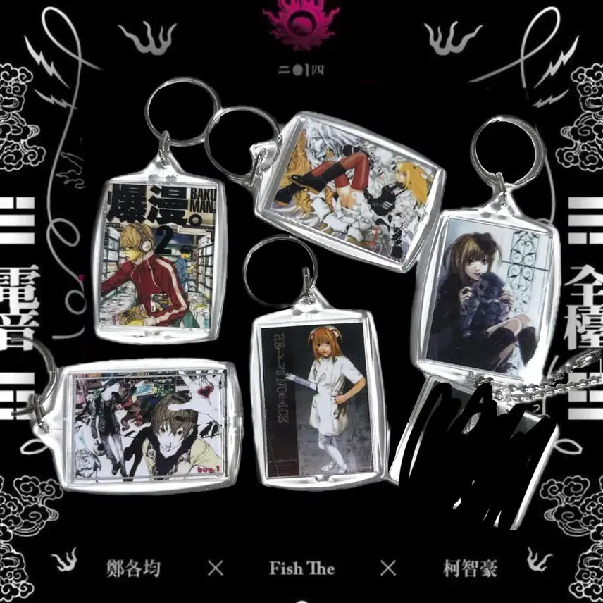 [BUNJANG] Death Note Misa Amane Bakuman Vintage Unofficial Acrylic Keyring / 데스노트 미사 바쿠만 빈티지 비공굿 아크릴 키링 애니 미소녀 방꾸