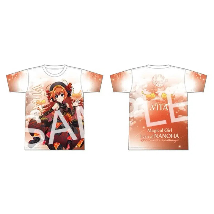 [BUNJANG] Magical Girl Lyrical Vita Full Graphic T-Shirt / 마법소녀 리리컬 비타(Vita) 풀그래픽 티셔츠