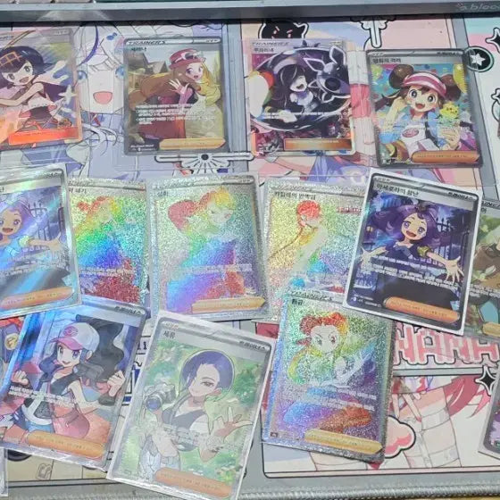 [BUNJANG] Pokemon Female Trainer Card Bundle Set / 포켓몬 여트레이너 카드 일괄