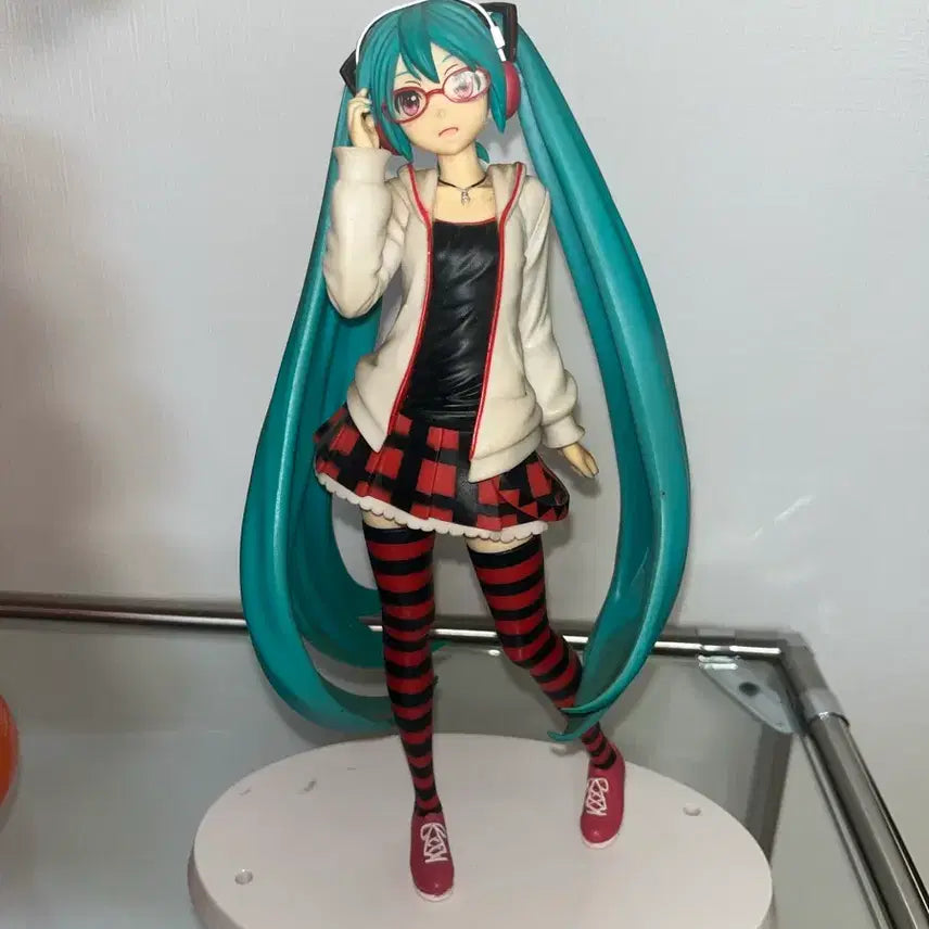 [BUNJANG] Hatsune Miku Natural SPM Animegami Miku Figure / 하츠네미쿠 내추럴 spm 안경미쿠 피규어 프로젝트 디바