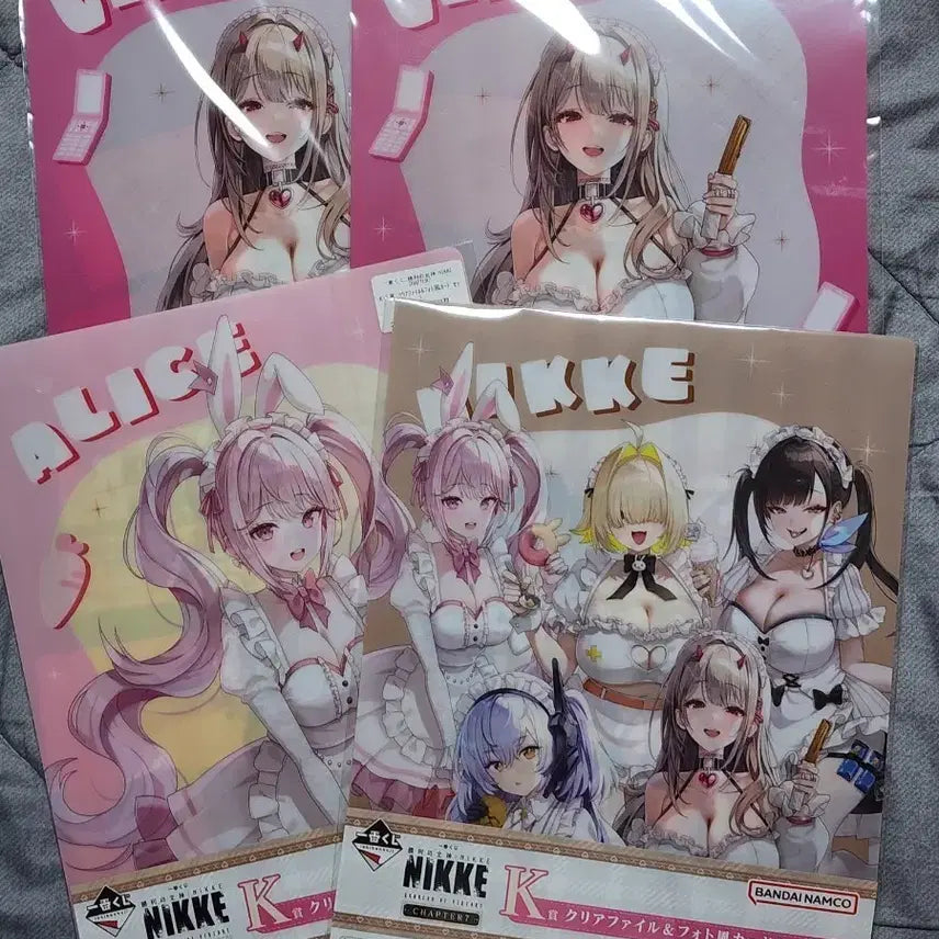 [BUNJANG] Ichiban Kuji Nikke Chapter 7 Clear File &amp; Sticker Set / 이치방쿠지 니케 챕터7 K상 클리어파일&amp;스티커 세트 팝니다