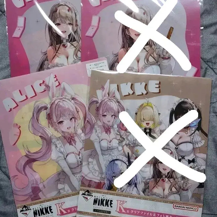 [BUNJANG] Ichiban Kuji Nikke Chapter 7 Clear File &amp; Sticker Set / 이치방쿠지 니케 챕터7 K상 클리어파일&amp;스티커 세트 팝니다