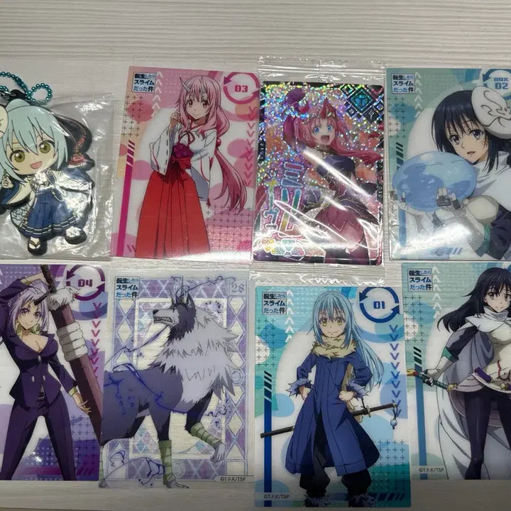 [BUNJANG] That Time I Got Reincarnated as a Slime Clear Card, Wafer Strap Bundle Set / 전생슬 클리어카드 웨하스 스트랩 일괄