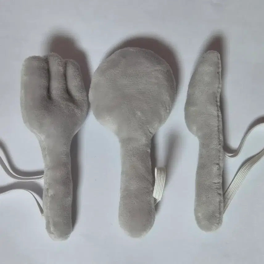 [BUNJANG] 10cm Doll Outfit Set Cutlery Fork Knife Spoon / tor 식기세트 포크 나이프 스푼 10cm 솜인형 가방