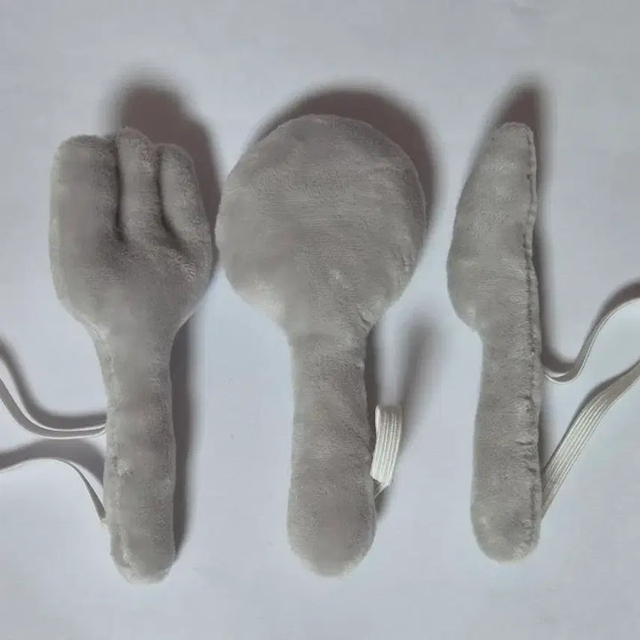[BUNJANG] 10cm Doll Outfit Set Cutlery Fork Knife Spoon / tor 식기세트 포크 나이프 스푼 10cm 솜인형 가방