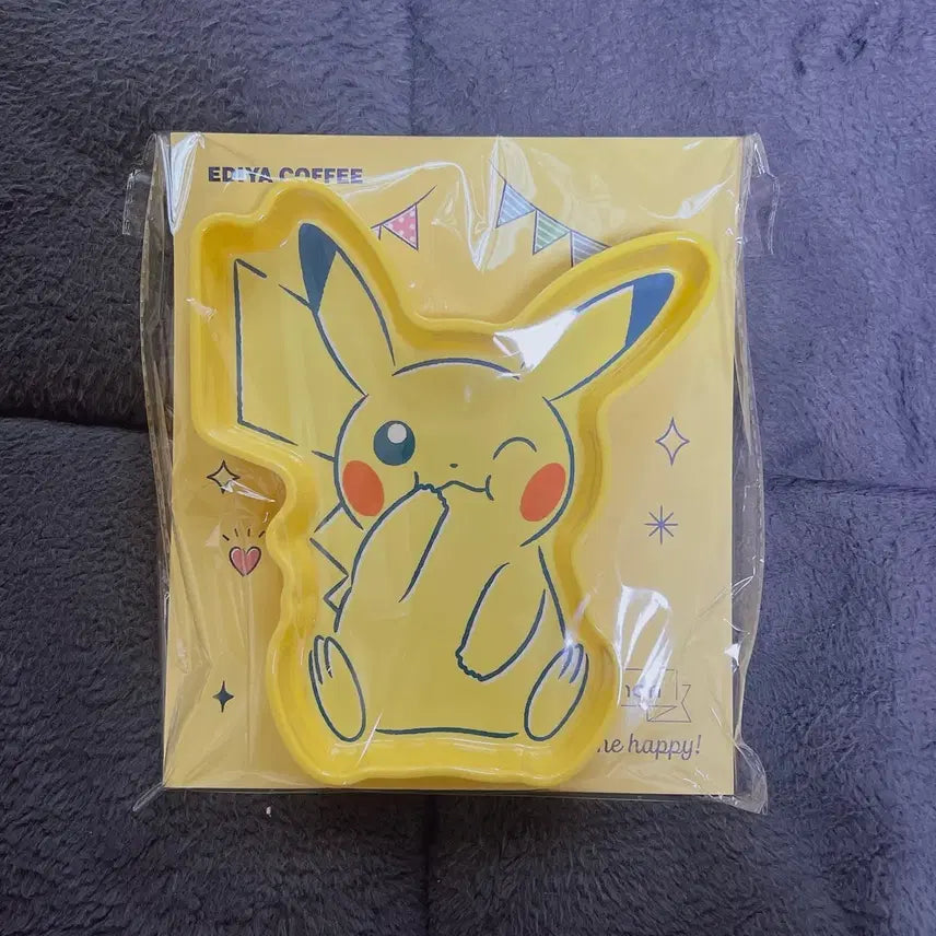 [BUNJANG] Ediya x Pokemon Pikachu Plate (Sealed) / (미개봉) 이디야 x 포켓몬 피카츄 접시