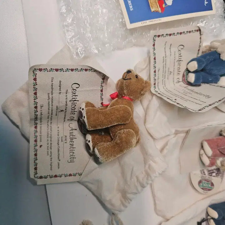 [BUNJANG] Vintage Bear Miniatures Set / 빈티지베어 인형 소품 세트