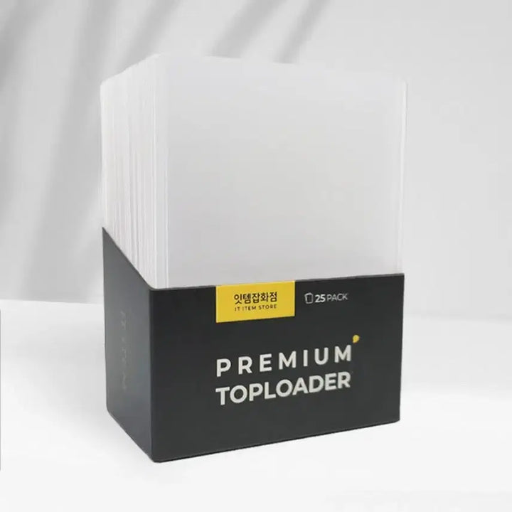 [BUNJANG] ITTAEM Top Loader White (25 Sheets) / 잇탬잡화점 탑로더 화이트 25매(보호필름X)