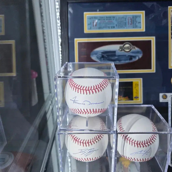 [BUNJANG] Jarren Duran Autographed Baseball &amp; Topps Card Set / MLB 재런 듀란 친필 사인볼 +Topps 카드 세트