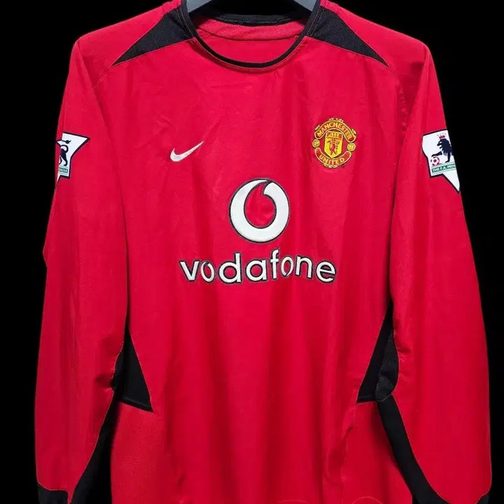 [BUNJANG] Manchester United 02-04 Long Sleeve Jersey Beckham / 02-04 맨체스터 유나이티드 유니폼 긴팔 베컴 마킹