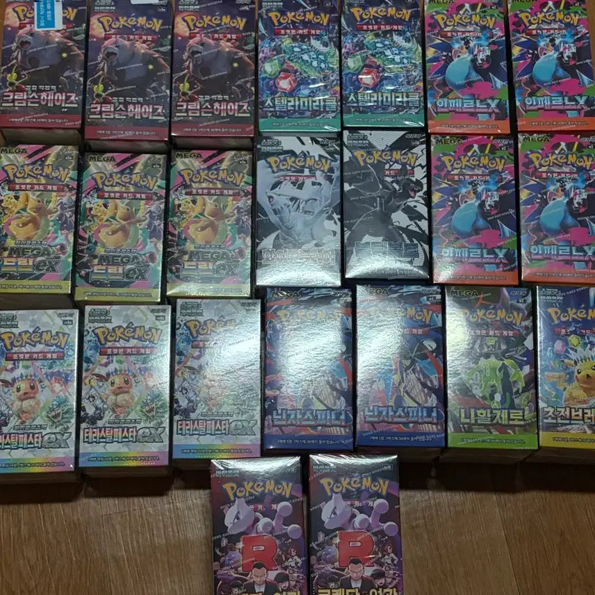 [BUNJANG] Pokemon Card Box Inferno Mega Dream Tera / 포켓몬 카드박스 슈링크O 인페르노메가드림테라등팝니다