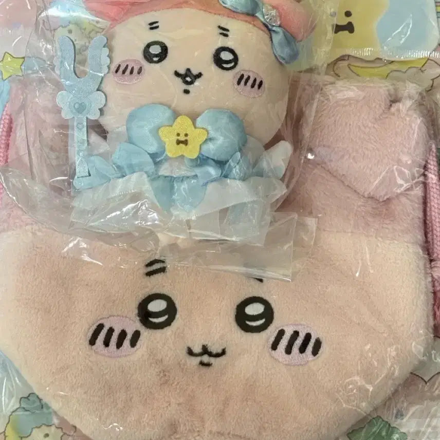 [BUNJANG] Chiikawa Crab Drawstring Pouch Face Pouch / 치이카와 카니 조리개 복조리 조리개 페이스 파우치