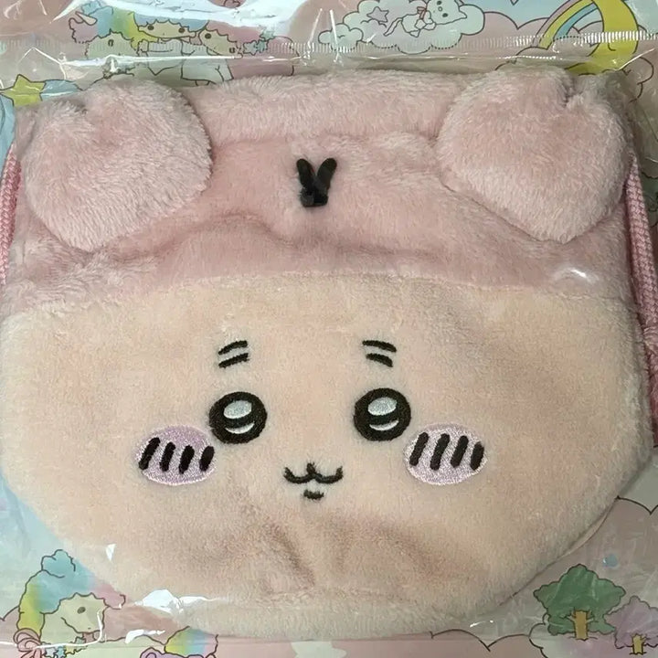 [BUNJANG] Chiikawa Crab Drawstring Pouch Face Pouch / 치이카와 카니 조리개 복조리 조리개 페이스 파우치