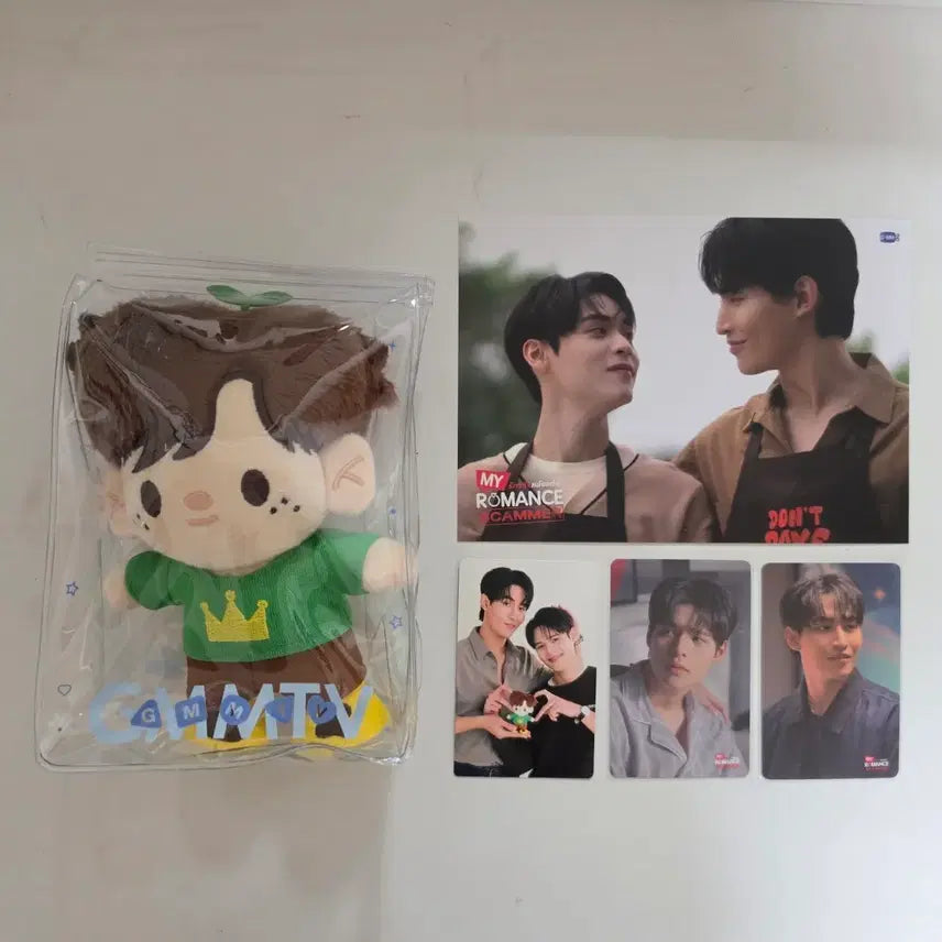 [BUNJANG] Maros OmOon Plush Doll Photocard Postcard Set / gmmtv 마로스 옴푼 인형 포카 엽서세트