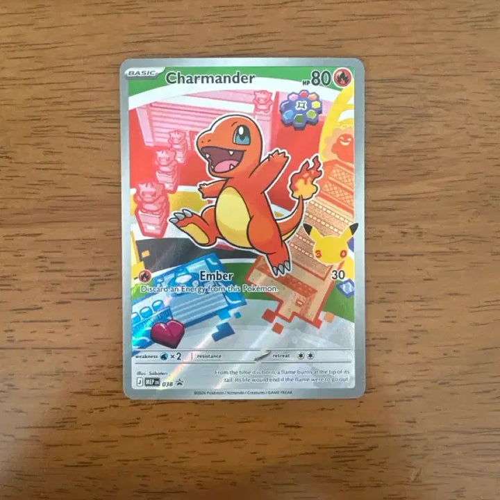 [BUNJANG] Pokemon Charizard 30th Anniversary Promo Card (North American Edition) / 북미판 포켓몬카드 파이리 30주년 프로모