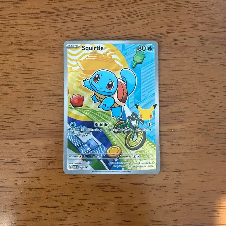 [BUNJANG] Pokemon Squirtle 30th Anniversary Promo Card (North American Edition) / 북미판 포켓몬 카드 꼬부기 30주년 프로모