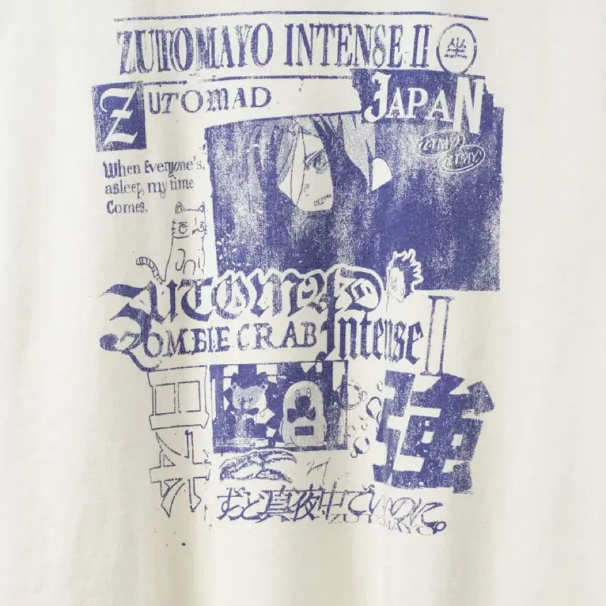 [BUNJANG] Zutomayo Intense Zombie Tour Goods White T-Shirt XL / 즛토마요 인텐스 좀비투어 굿즈 화이트 티셔츠 XL 판매