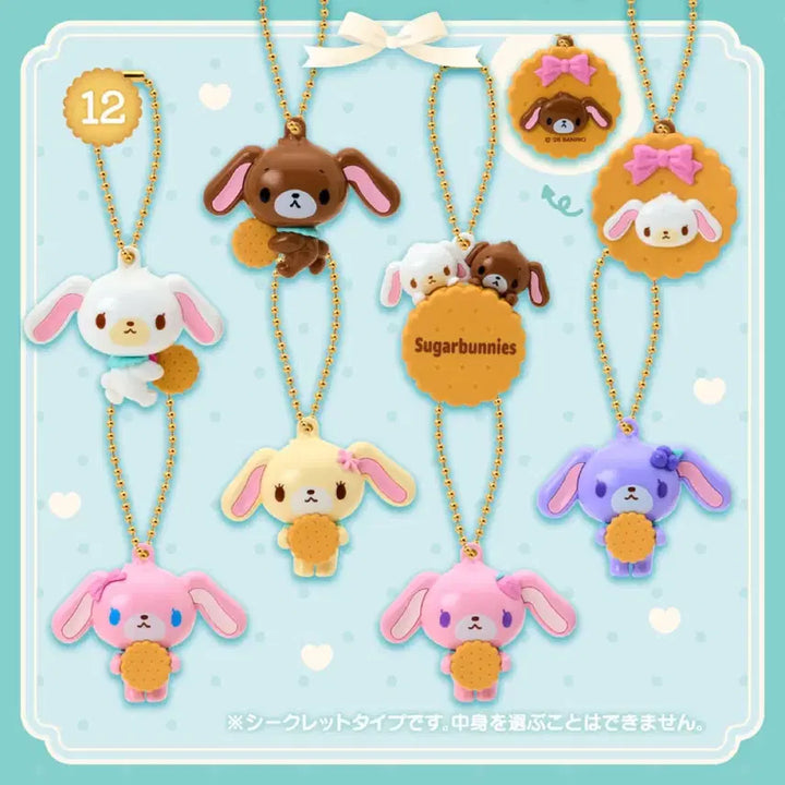 [BUNJANG] Sanrio Sugarbunnies Biscuit Secret Mascot Charm Full Box / [예약] 산리오 슈가바니즈 비스킷 시크릿 마스코트 참 풀박스