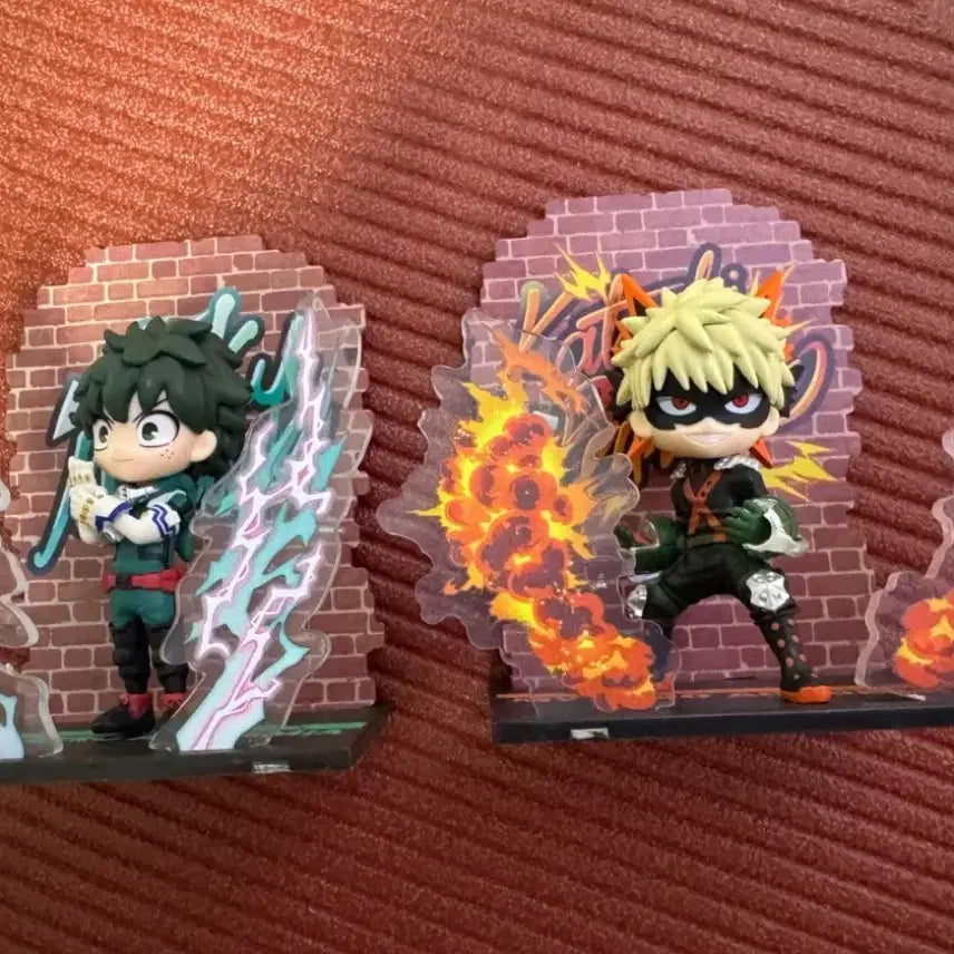 [BUNJANG] My Hero Academia World Art Collection Izuku &amp; Katsuki Set / 나히아 히로아카 월아트 컬렉션 미도리야 바쿠고 세트로 팝니다.