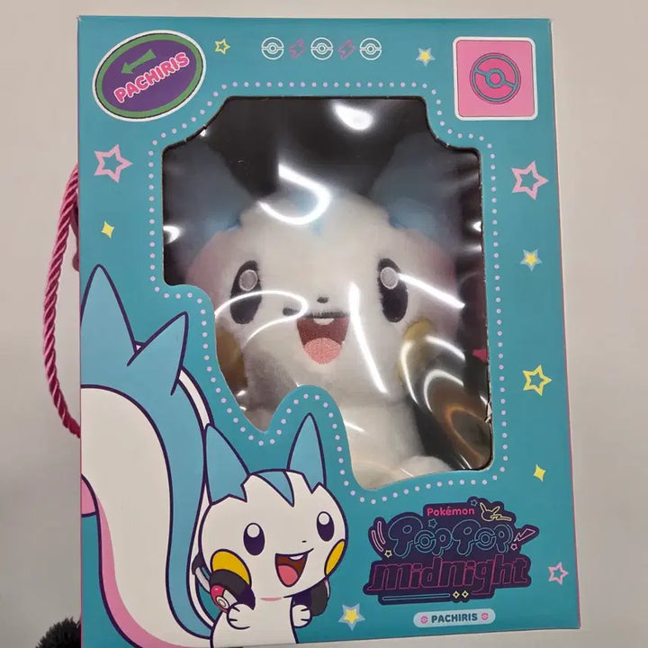 [BUNJANG] Pokemon Pop-up Midnight Plush Doll Pachirisu / 포켓몬 팝팝 미드나잇 봉제인형 파치리스