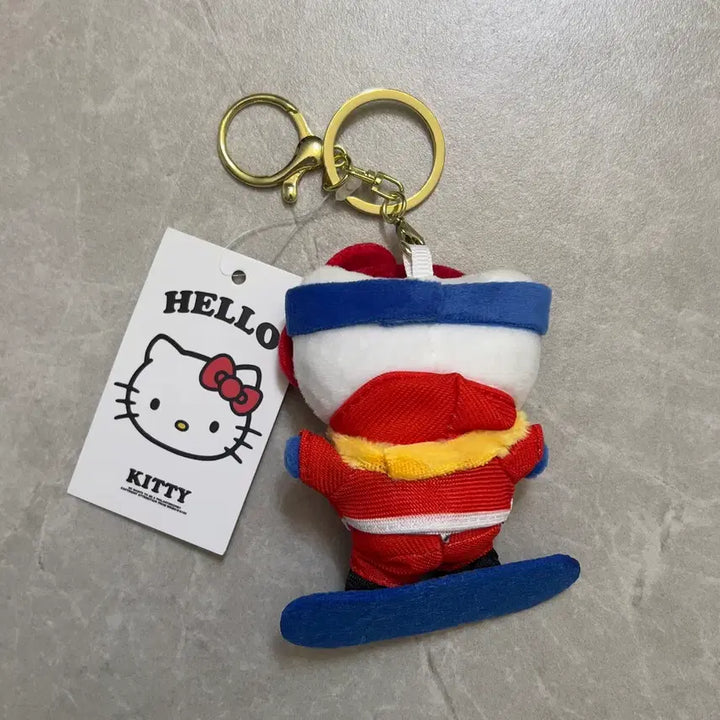 [BUNJANG] Hello Kitty Sports Snowboard Keyring / 헬로키티 스포츠  스노보드 키링
