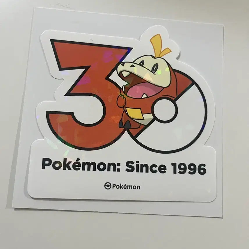 [BUNJANG] Pokemon 30th Anniversary Torkoal Sticker / 포켓몬 30주년 스티커 뜨아거