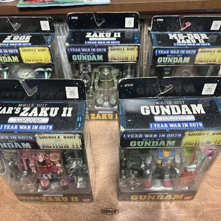 [BUNJANG] MIA Gundam 5 Types Bundle Set (Sealed) / 고전 MIA 건담 미개봉 5종 일괄