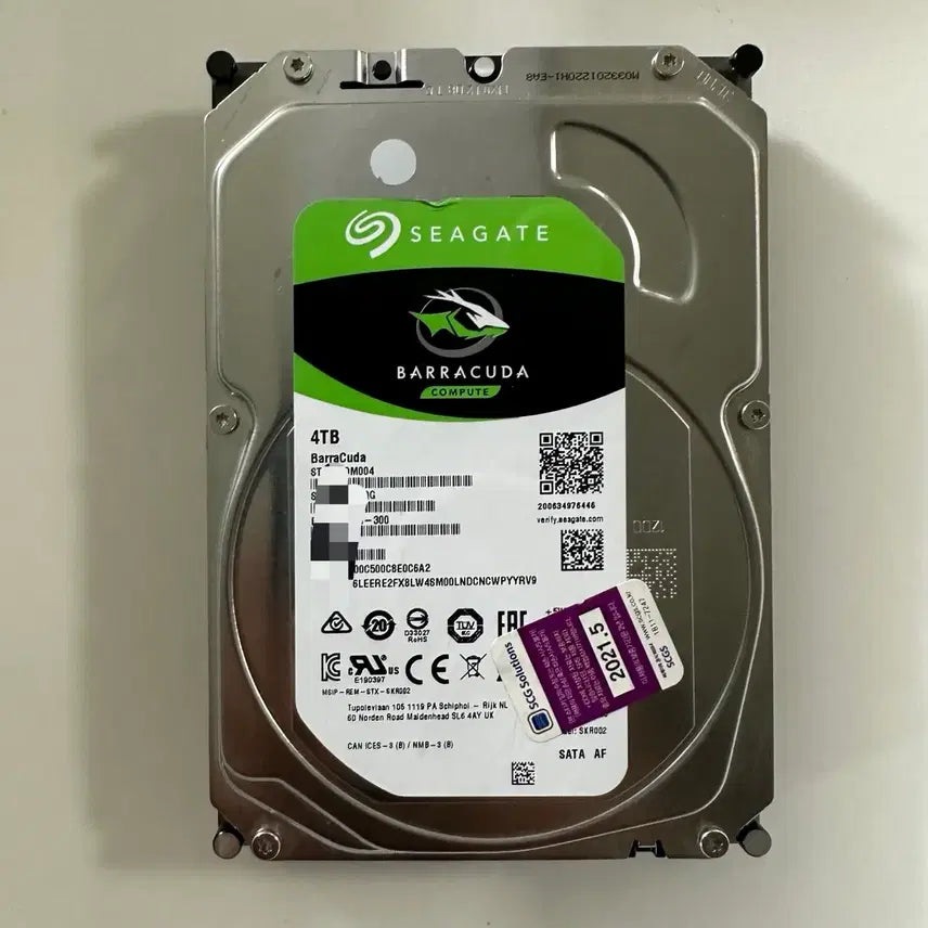 [BUNJANG] Seagate Barracuda 4TB HDD SATA / 씨게이트 바라쿠다 4TB HDD SATA