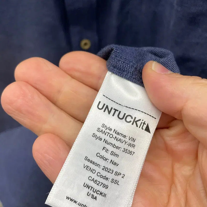 [BUNJANG] Untuckit 100% Linen Shirt (Size M) / 100)UNTUCKIT 언턱잇 린넨100% 셔츠