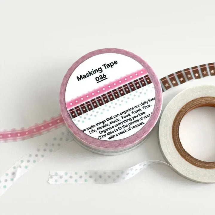 [BUNJANG] OAB Washi Tape Set / oab 마테띵 36