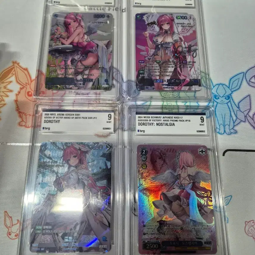 [BUNJANG] Nier Arena Korean Version, Weiß Schwarz Promo Dorothy / Dororong Graded Cards (4 Types) / 한글판 니벨 아레나, 바이스프로모 니케 도로시 / 도로롱 등급카드 4종