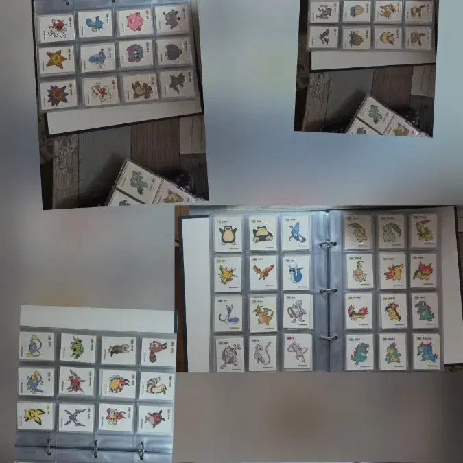 [BUNJANG] Pokemon Sticker Collection 1.2 &amp; 4.9 Generation Bundle with Mewtwo / 씰북포함 포켓몬 띠부씰 1.2세대 뮤뮤츠포함275종할로윈4.9세대