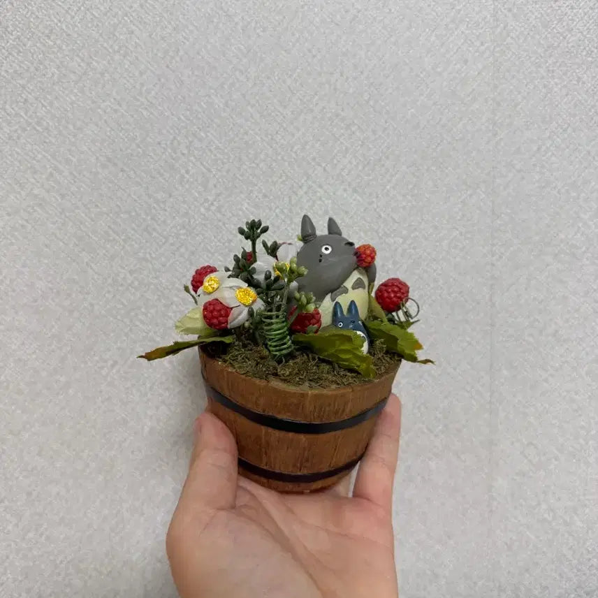 [BUNJANG] Studio Ghibli My Neighbor Totoro Figurine Planter / 지브리 토토로 화분 조형 피규어