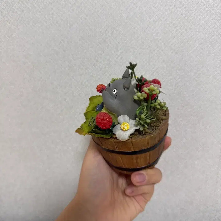 [BUNJANG] Studio Ghibli My Neighbor Totoro Figurine Planter / 지브리 토토로 화분 조형 피규어