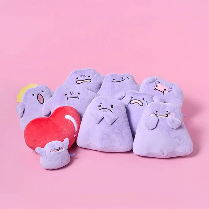 [BUNJANG] Pokemon Metamon Heart Plush Doll (Squishy Metamon&