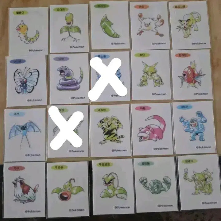 [BUNJANG] Pokemon Artwork Ttibu Seal Sticker Set / 포켓몬 아트워크 띠부씰 판매