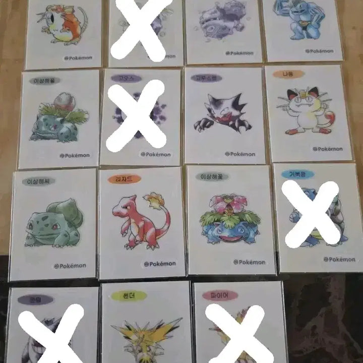 [BUNJANG] Pokemon Artwork Ttibu Seal Sticker Set / 포켓몬 아트워크 띠부씰 판매
